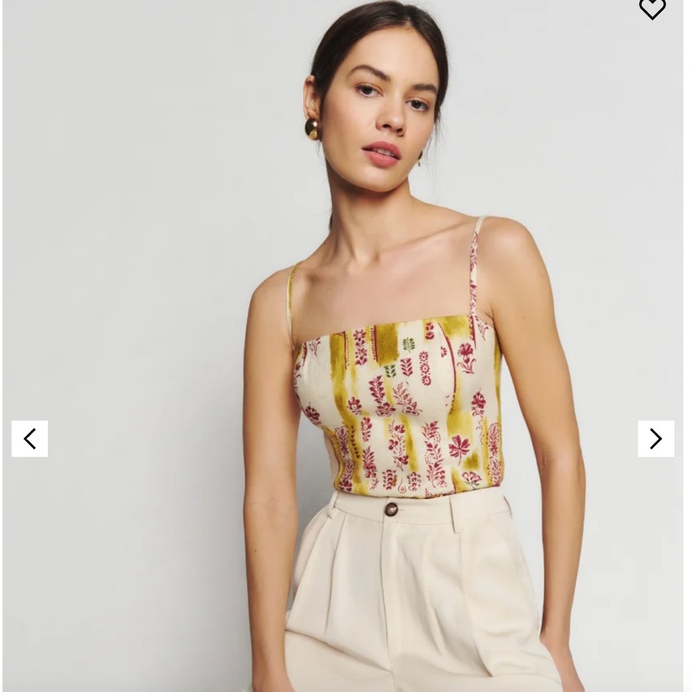 Reformation Overland Linen top